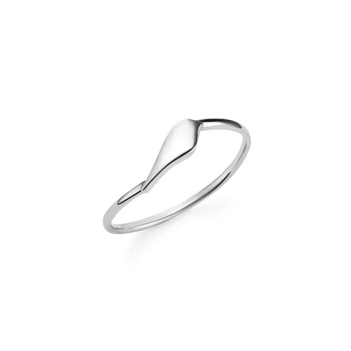 Anel Filhotes Pássaros de Ouro Branco 18k
