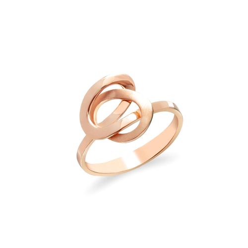 Anel Elos P em Ouro Rosé 18k