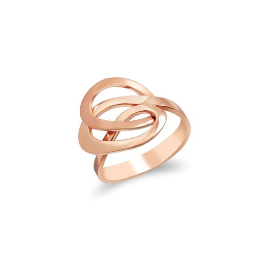 Anel Elos M em Ouro Rosé 18k