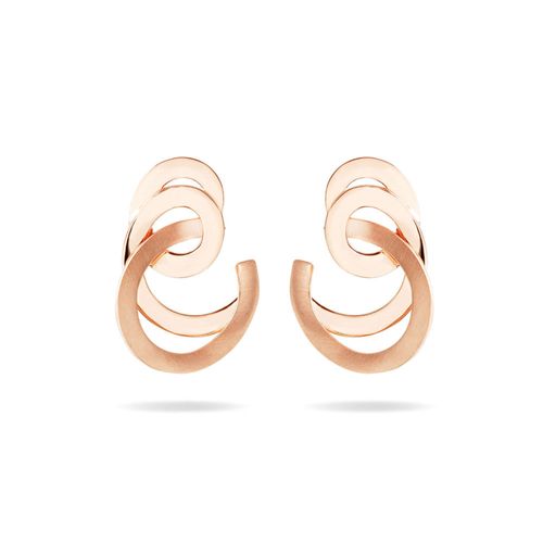 Brincos Elos de Ouro 18k
