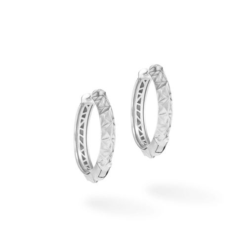 Brincos Argola Origami P em Ouro 18k
