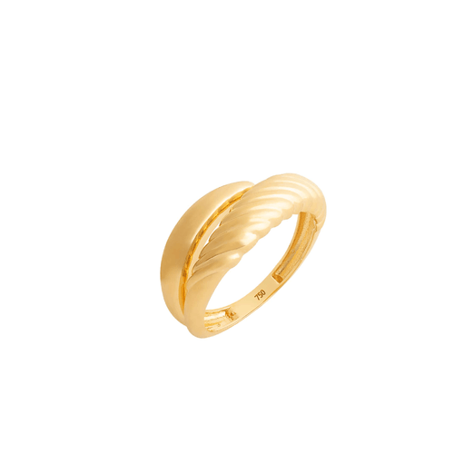 Anel Shell P de Ouro 18k