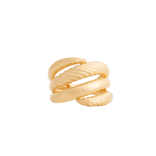 Anel Shell G de Ouro 18k