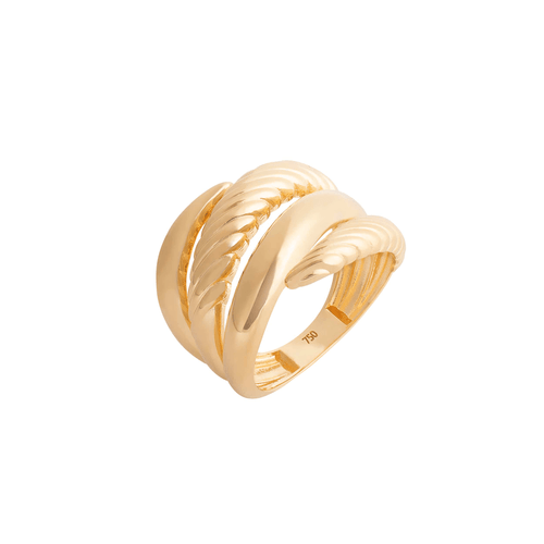 Anel Shell G de Ouro 18k