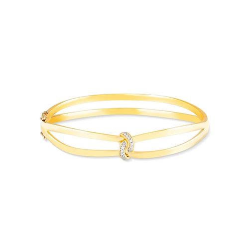 Pulseira Encontros de Ouro Amarelo 18k com Diamantes