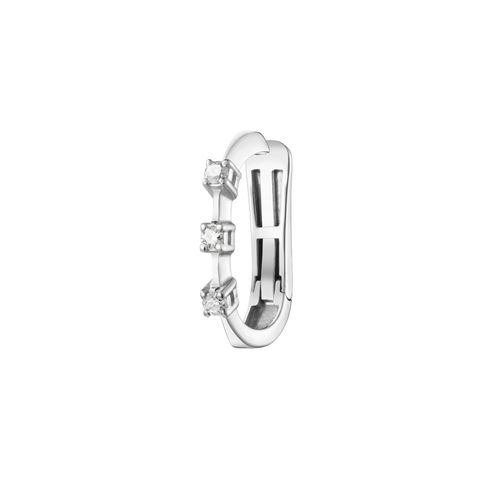 Piercing Bright de Ouro Branco 18k com Diamantes