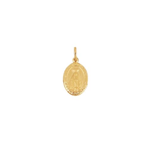 Pingente Nossa Senhora Aparecida de Ouro 18k Pequeno