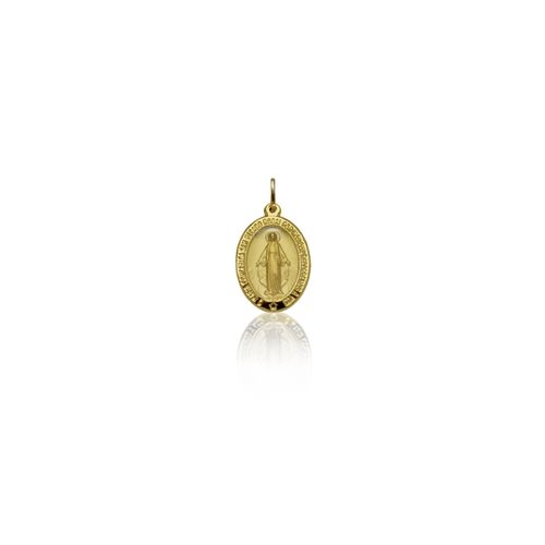 Pingente Nossa Senhora das Graças de Ouro Amarelo 18k