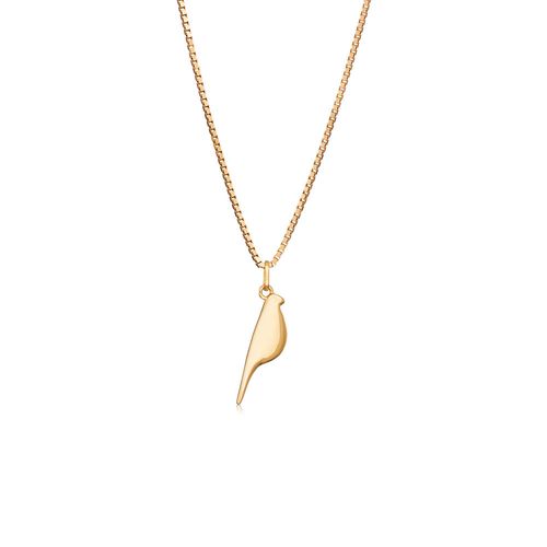 Pingente Filhotes Pássaro de Ouro Amarelo 18k