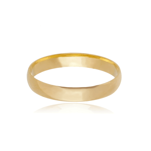 Aliança de Ouro 18k Tradicional e Anatômica