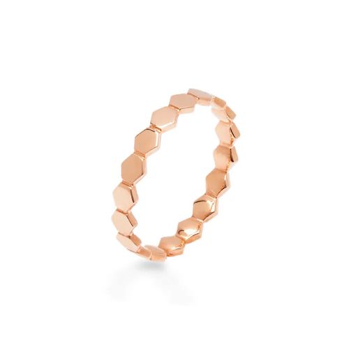Anel Allegro Hexágono de Ouro Rosé 18k