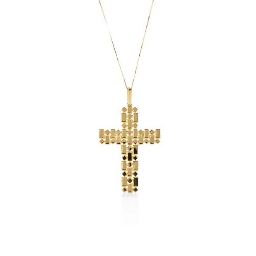 Pingente Allegro Cruz em Ouro 18K