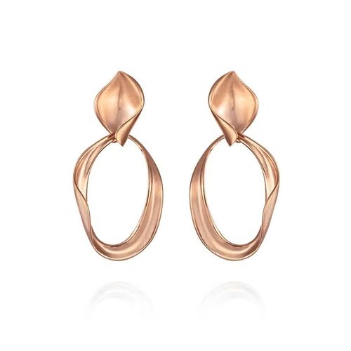 Brincos True Love de Ouro Rosé 18k - Maxior