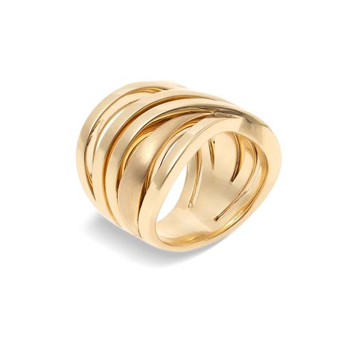 Anel Touch G de Ouro Amarelo 18k