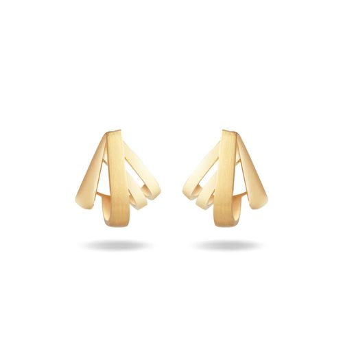 Brincos Touch P de Ouro Amarelo 18k