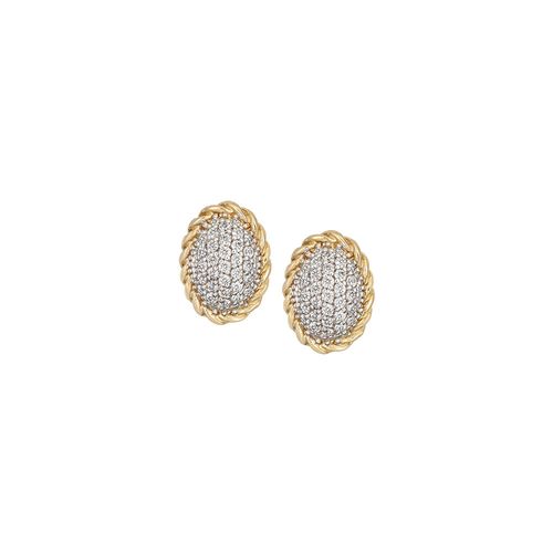 Brincos Areia de ouro 18k com diamantes