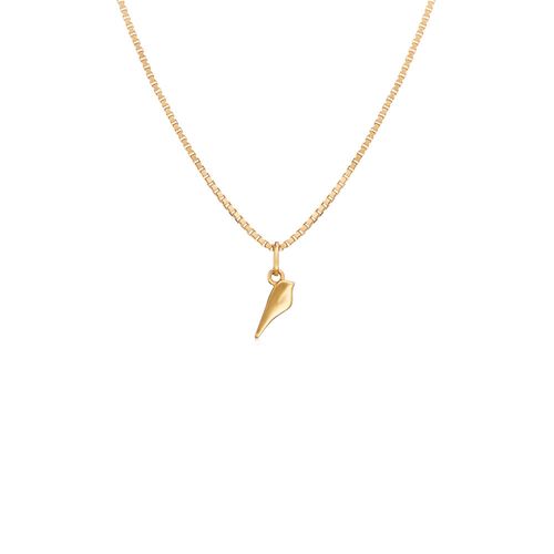 Pingente Filhotes Pássaro mini em Ouro Amarelo 18k