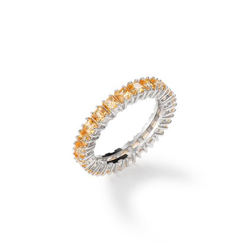 Anel Fruits em Ouro Branco 18k com Topázios Amarelos