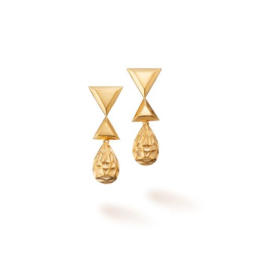 Brincos Realize Gliss Gota em Ouro Amarelo 18k
