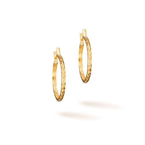 Brincos Argola Realize 2 mm em Ouro Amarelo 18k