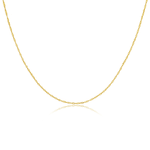 Corrente Singapura  de Ouro 18k 45 cm