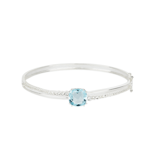 Bracelete Celeste M de Prata 925 com Topázios (You by Maxior)