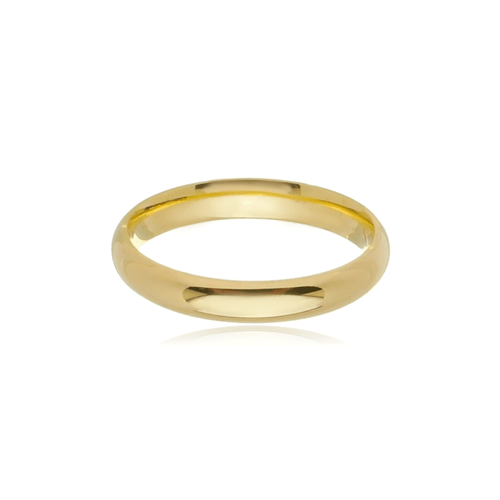 Aliança de Ouro 18k Tradicional e Anatômica