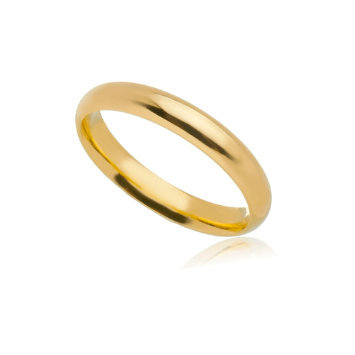 Aliança de Ouro 18k Tradicional e Anatômica