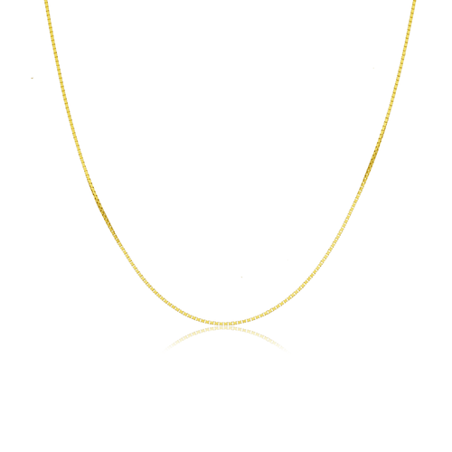 Corrente Veneziana de Ouro Amarelo 18k 45 cm
