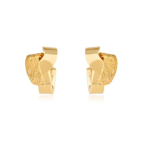 Brincos Osaka P de Ouro 18k