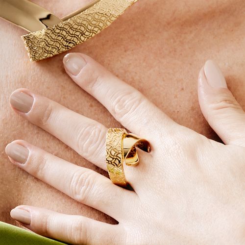 Anel Osaka de Ouro 18k