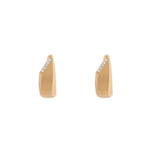 Brincos Dádiva de Ouro Amarelo 18k com Diamantes