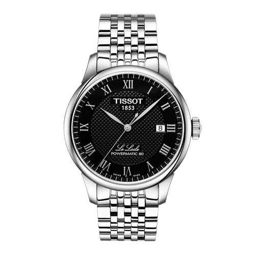 Relógio TISSOT LE LOCLE POWERMATIC 80  Preto - 39mm