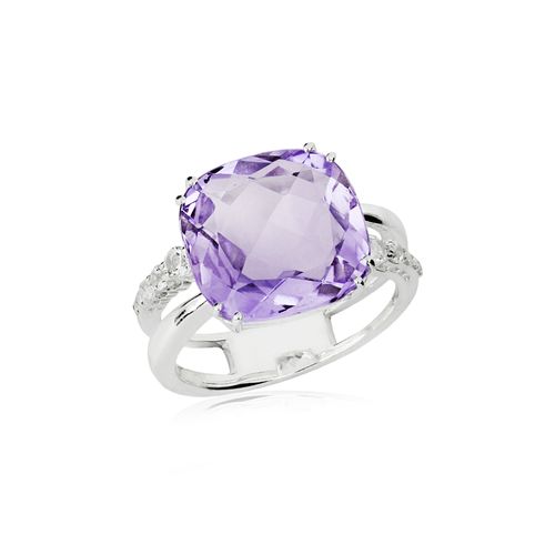 Anel Celeste G de Prata 925 com Ametista (You by Maxior)