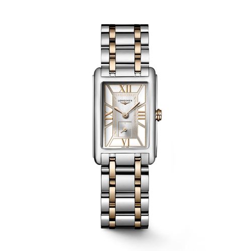 Relógio Longines Dolcevita em Aço inoxidável com Coroa de Ouro Rosé 18k 32mm