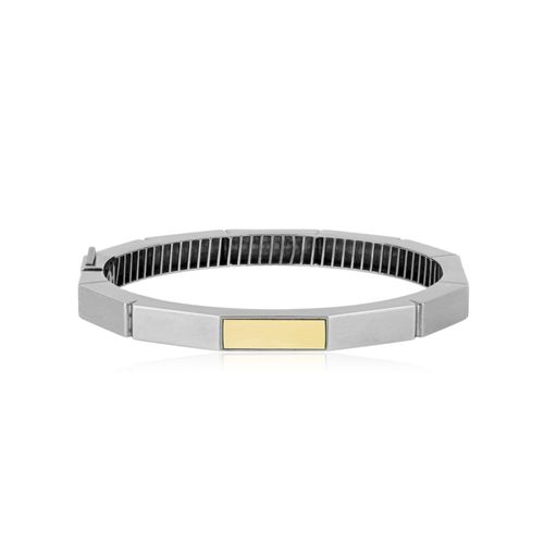 Pulseira Road de Prata 925 e Ouro 18k (YOU MEN by Maxior)