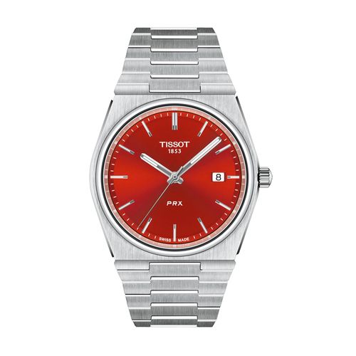 Relógio Tissot PRX Vermelho 40 mm (Encomenda)