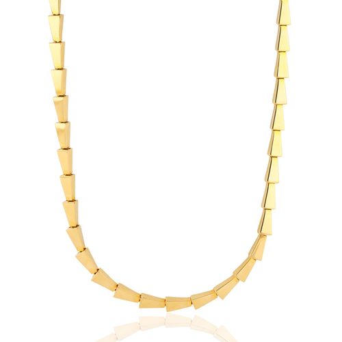 Colar Trapézio de Ouro 18k