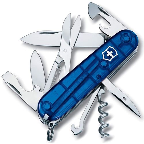 Canivete Climber 14 Funções Azul Translucido