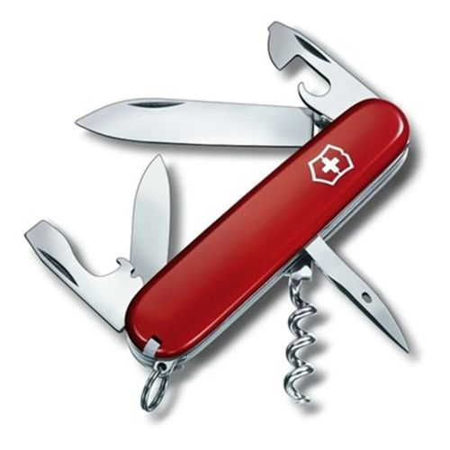 Canivete Spartan 12 Funções Vermelho
