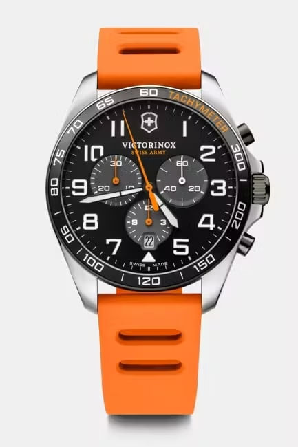 Relógio Victorinox Masculino FieldForce Sport Chronograph Laranja