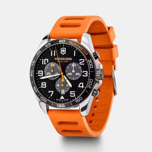 Relógio Victorinox Masculino FieldForce Sport Chronograph Laranja