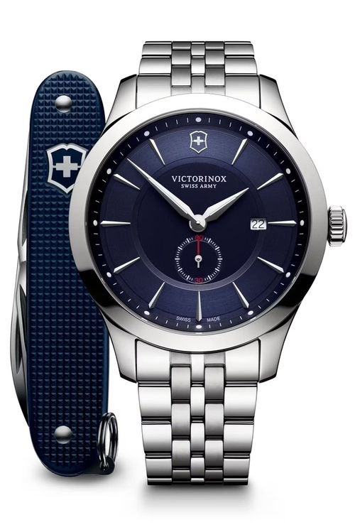 Relógio Victorinox Masculino Alliance com canivete do exército suíço Pioneer Azul