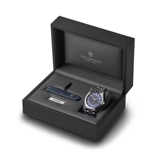 Relógio Victorinox Masculino Alliance com canivete do exército suíço Pioneer Azul