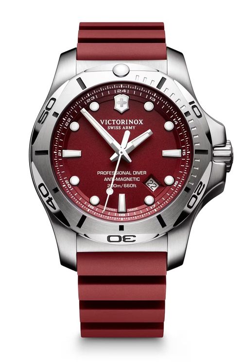 Relógio Victorinox Masculino I.N.O.X. Professional Diver Vermelho