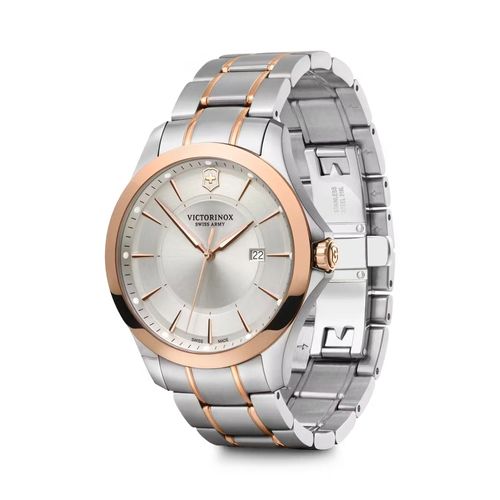 Relógio Victorinox Masculino Alliance Prata e Dourado