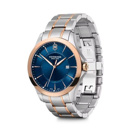 Relógio Victorinox Masculino Alliance Prata e Dourado