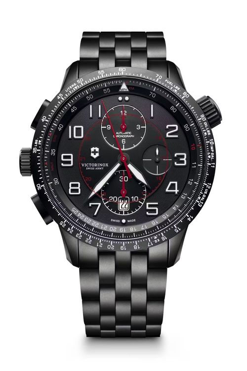 Relógio Victorinox Masculino AirBoss Mechanical Mach 9 Black Edition