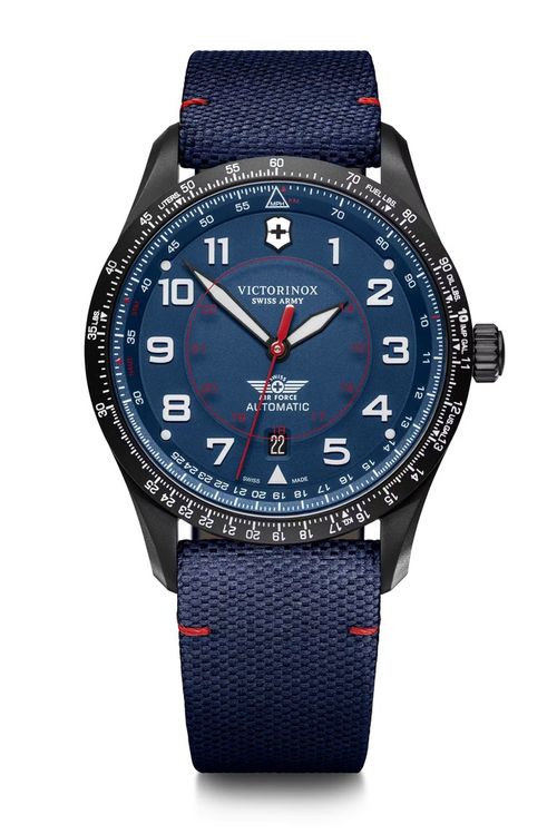 Relógio Victorinox Masculino AirBoss Mechanical Azul