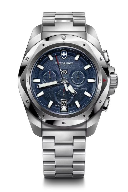RelógioVictorinox Masculino I.N.O.X. Chrono Steel - Azul